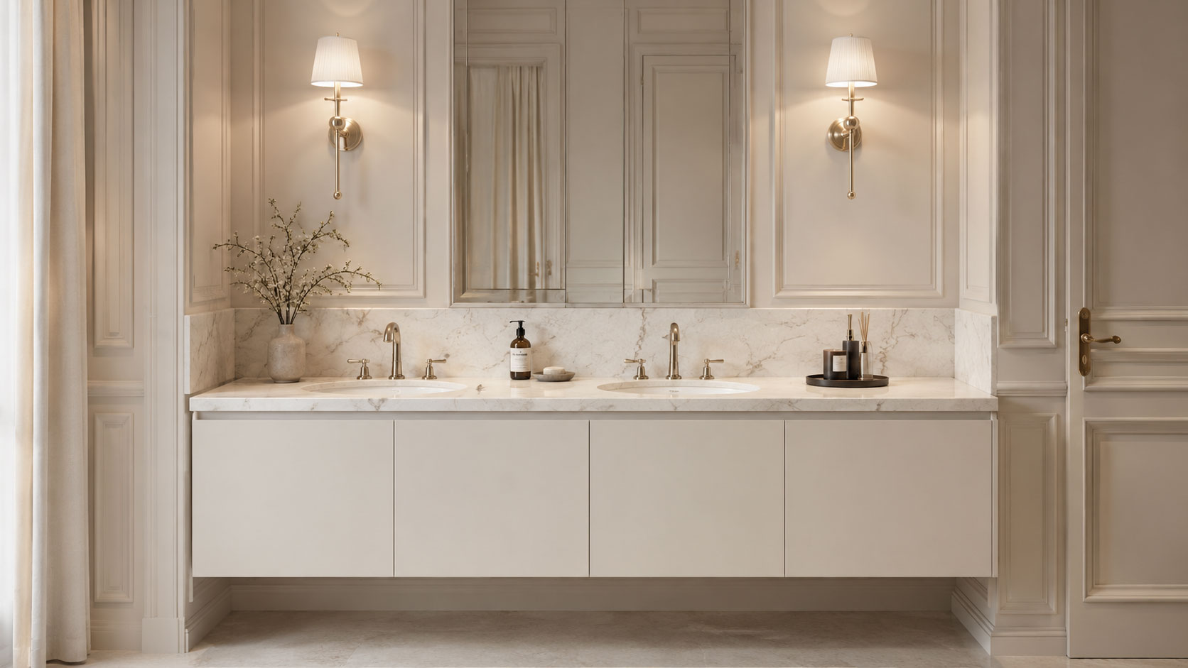 Soft classic vanity system