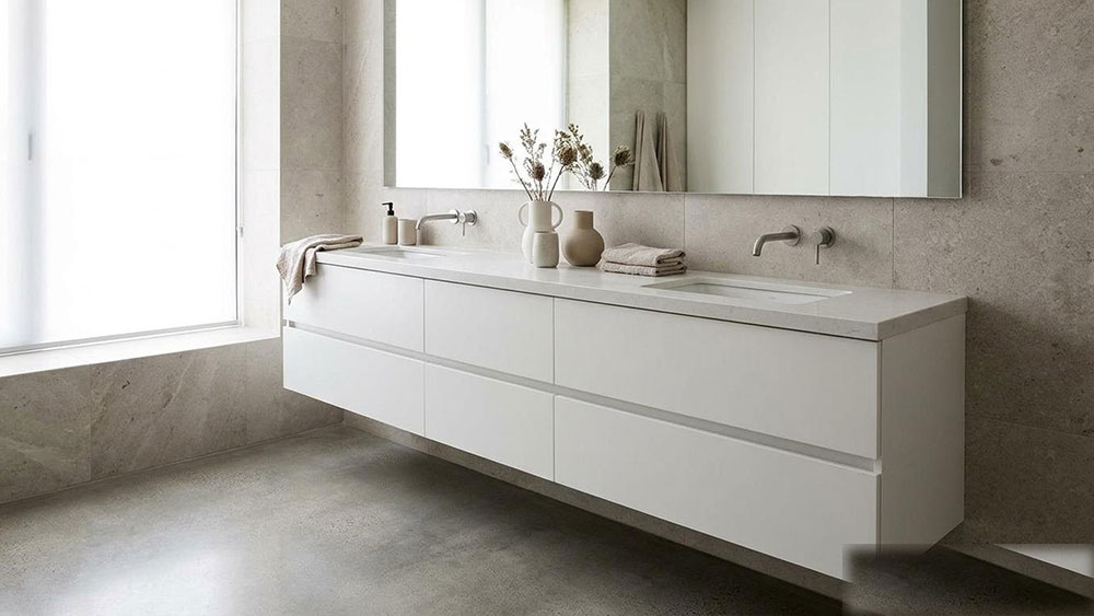 Vanity cabinetry application