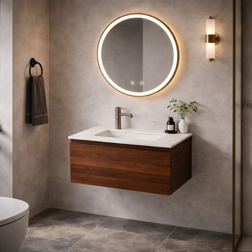 Wall-Hung Stone Vanity 800