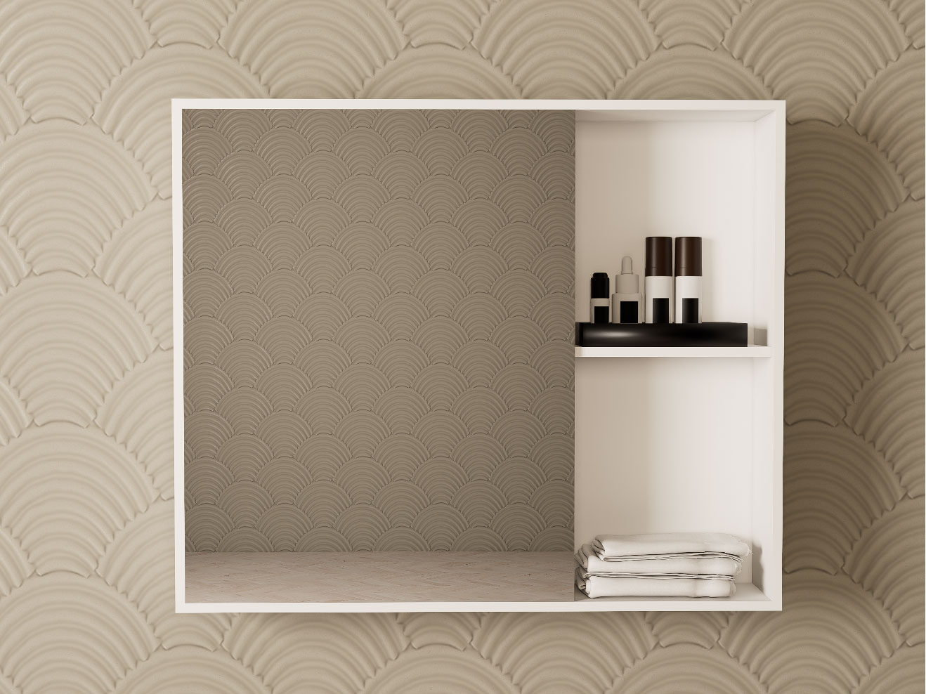 Recessed Mirror Cabinet