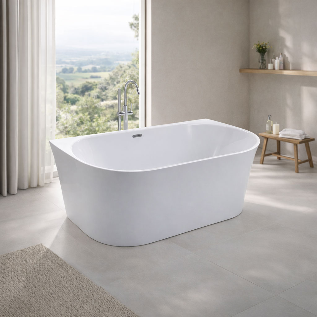 AURA Acrylic Freestanding Bath