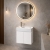 Compact Wall-Hung Ceramic Vanity 440