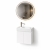 Compact Wall-Hung Ceramic Vanity 440